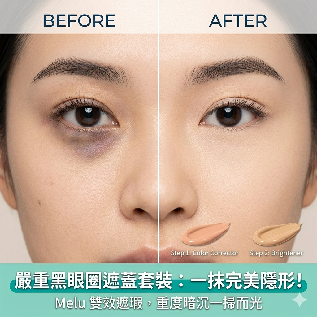 Melu Heavy Dark Circle Perfect Coverage Set 重度黑眼圈完美遮蓋套裝