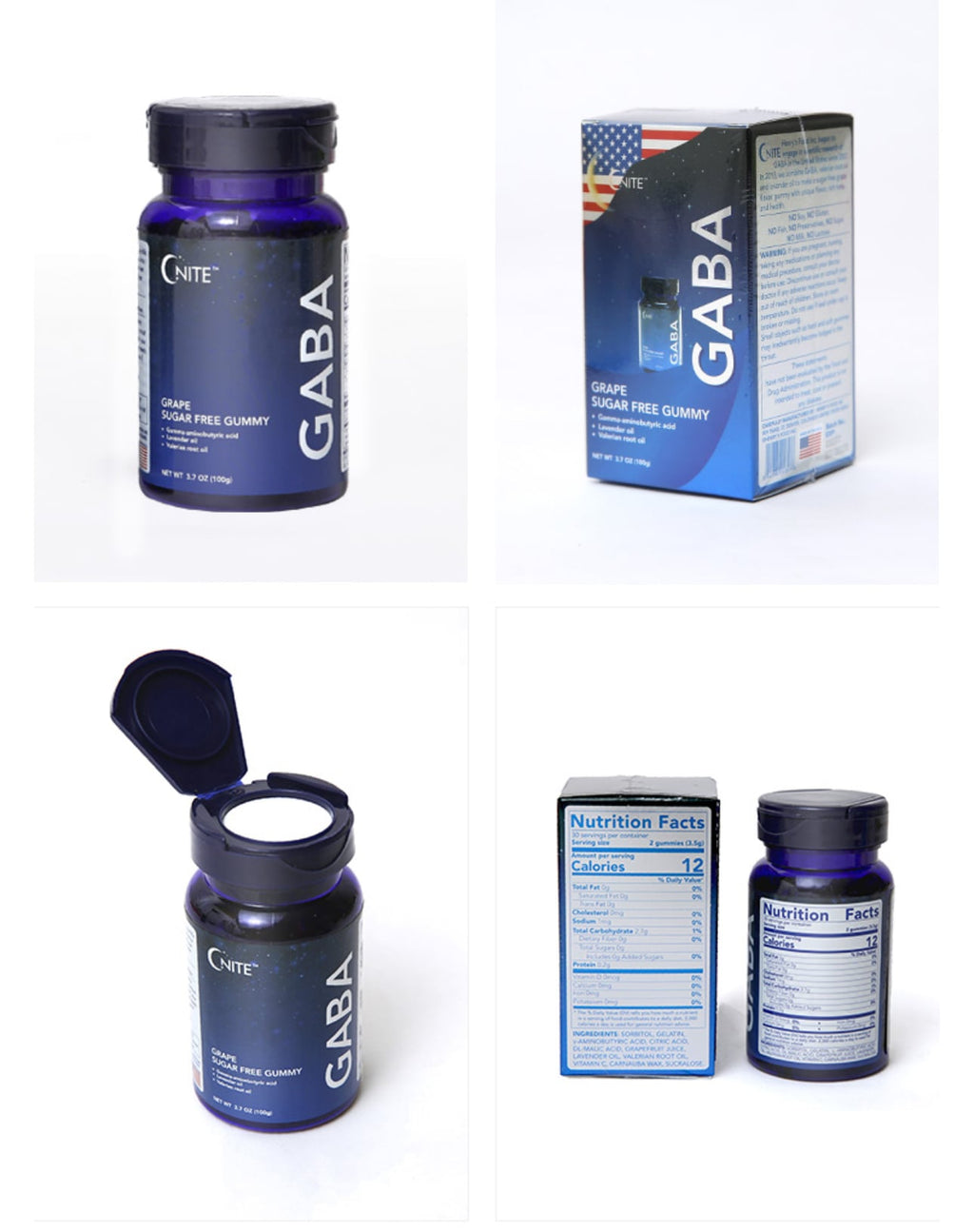 G'NITE Easy Sleep Stress Relief and Sleep Quality Improvement Sugar-Free Gummies 輕鬆入睡紓緩壓力、提升睡眠質素無糖軟糖