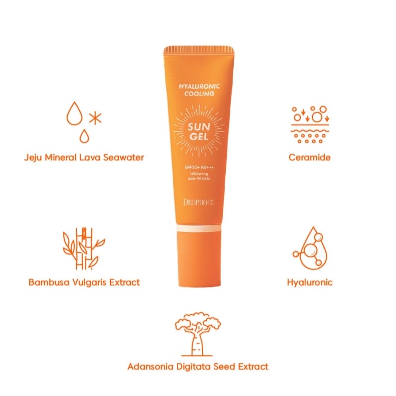 DEOPROCE Hyaluronic Acid Sunscreen Gel 透明質酸防曬凝膠