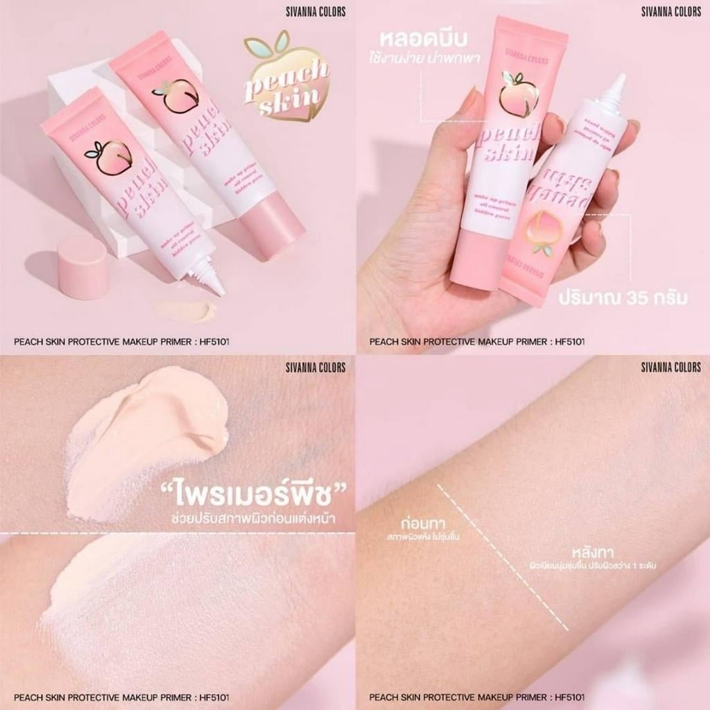 PEACH SKIN Oil-Control Zero Pore Makeup Primer控油零毛孔素顏隔離乳 35g