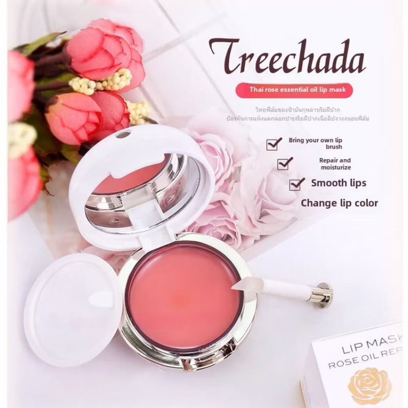 Treechada Rose Essential Oil Lip Mask 玫瑰精油唇膜